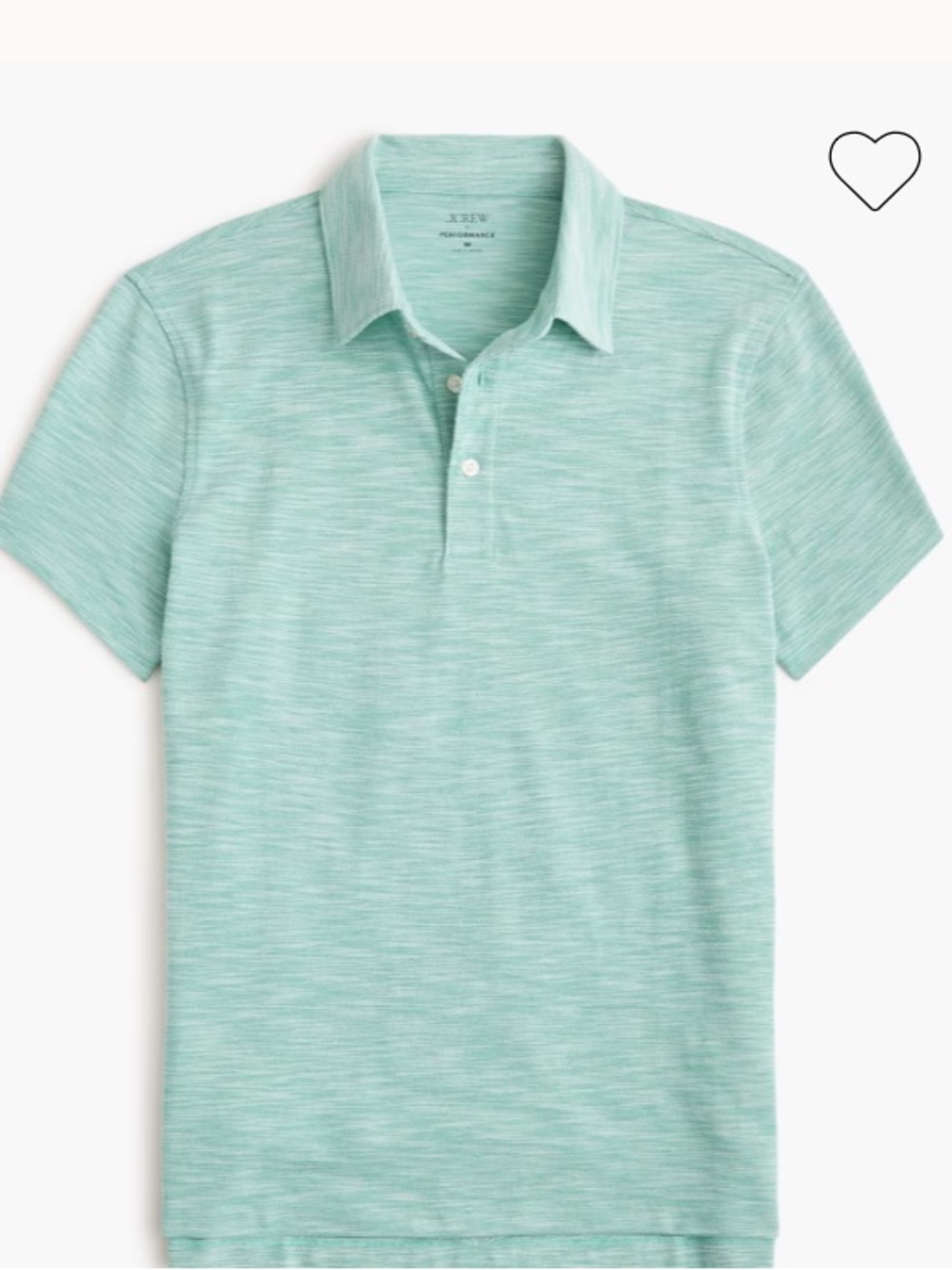 Slub piqué performance polo shirt